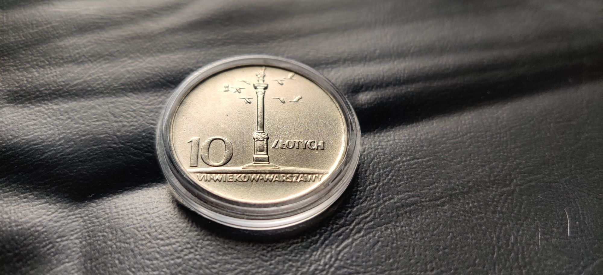 10 złotych 1966 rok Mała Kolumna Zygmunta stan absolutnie menniczy Unc