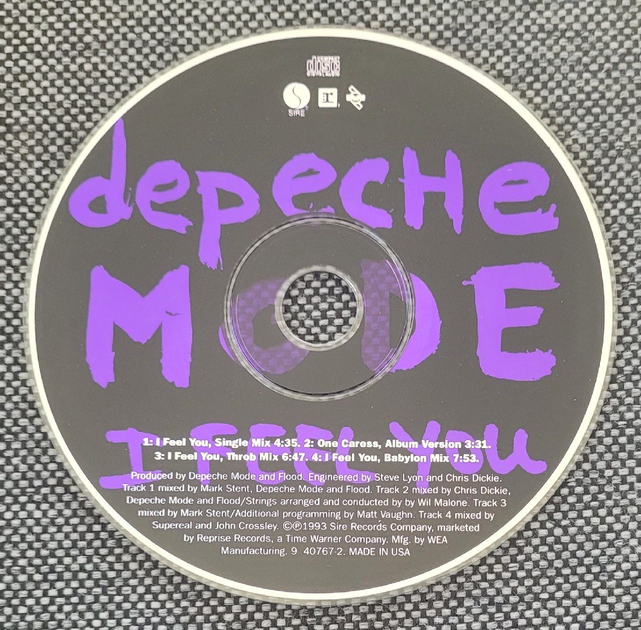 Depeche Mode I Feel You USA CD Maxi Single 3 Panel Digipack