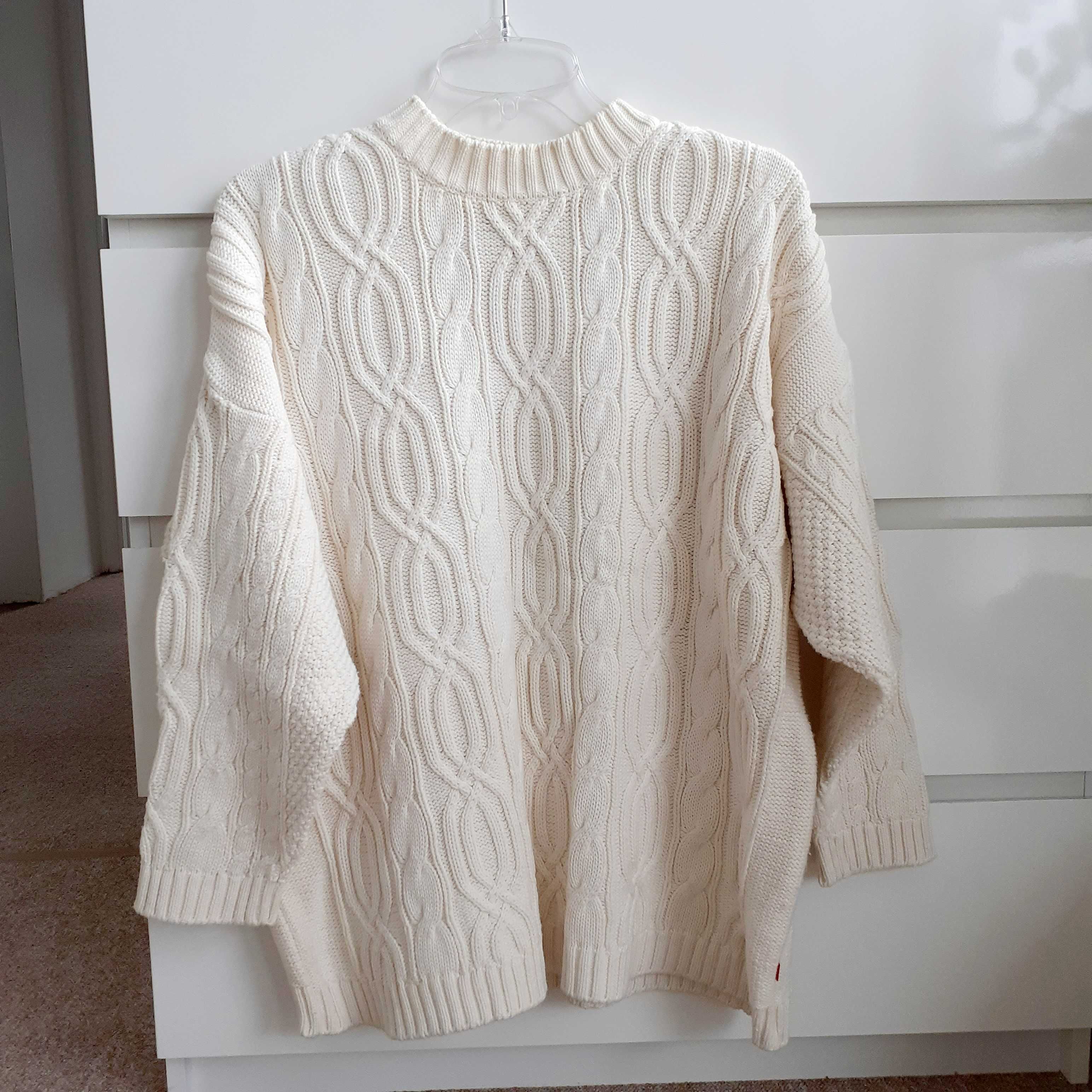 Sweter bawełniany vintage z lat 90-tych