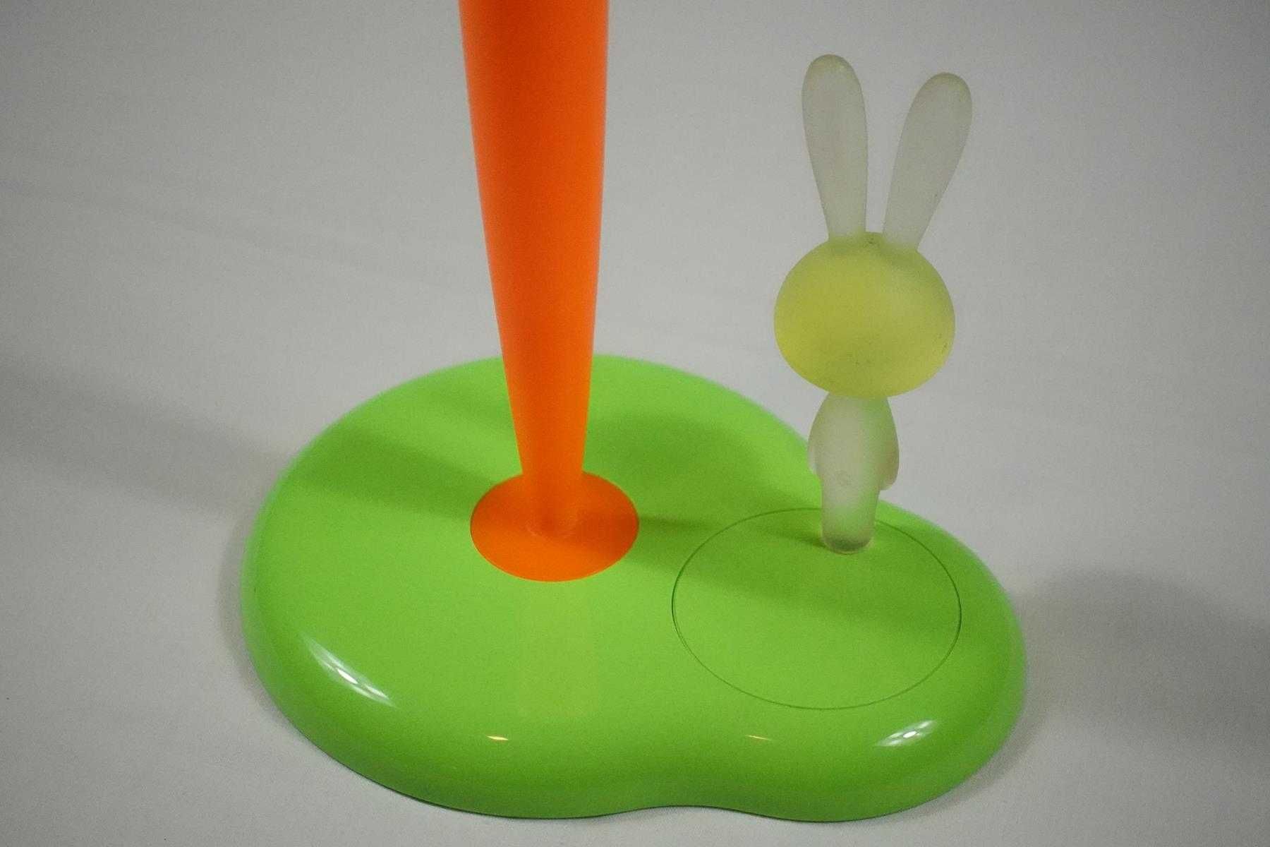 A di Alessi BUNNY & CARROT Stojak na Ręczniki Papierowe - Zielony