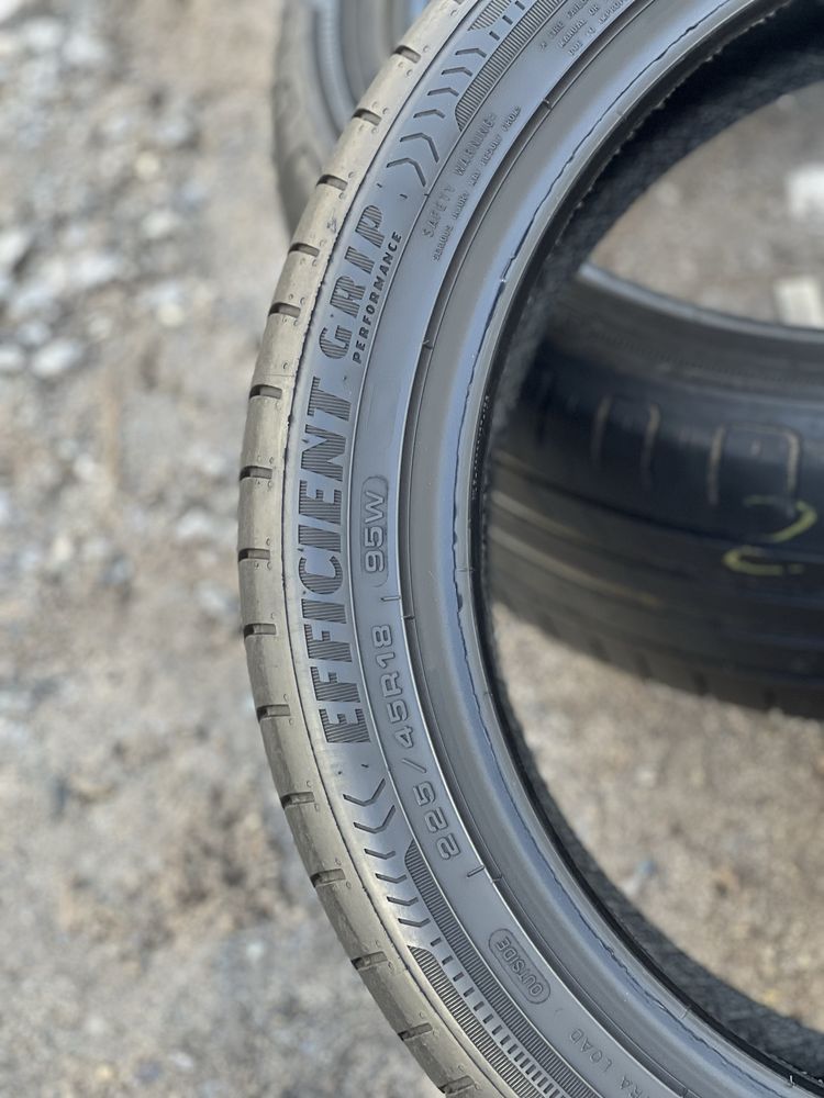 Топові шини‼️225/45 R18 Goodyear Efficient grip 95W 6.3мм 2023рік