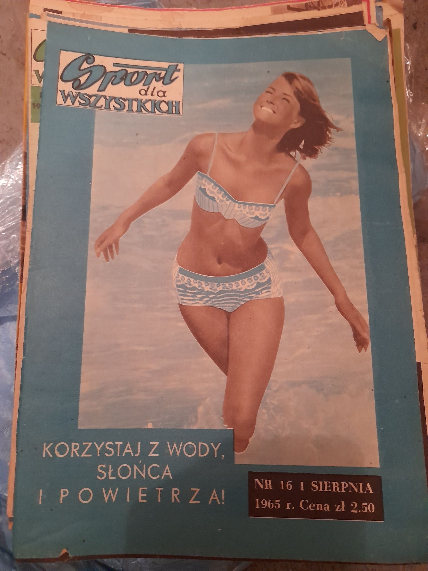 Czasopismo Sport dla wszystkich 1960-65 ponad 100 szt.