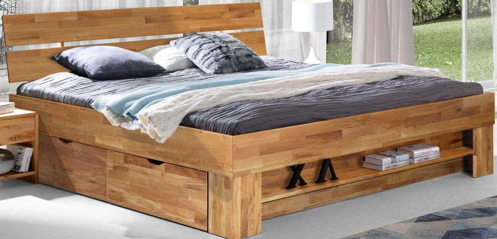 Łóżko Dębowe/Bukowe ZONYA 140-180