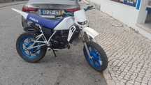 Moto Yamaha dt 50 lc azul