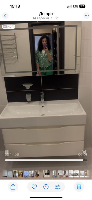 Умивальник з тумбою