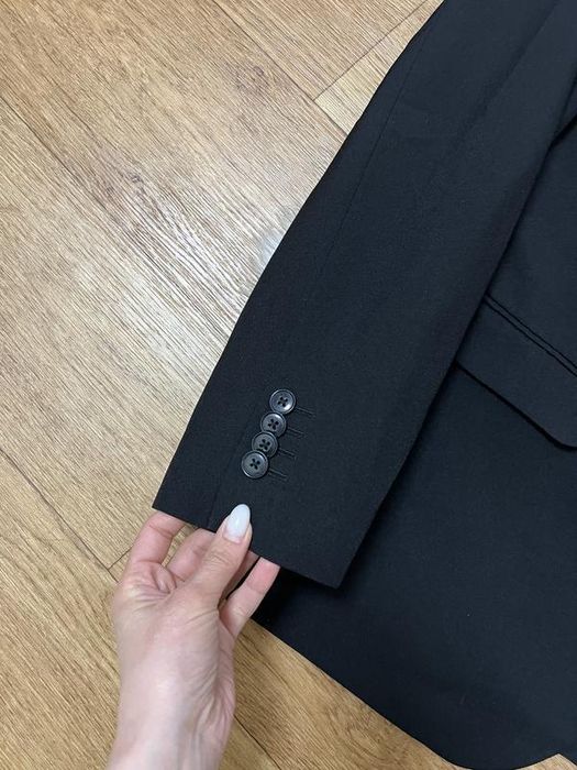 Оверсайз піджак блайзер жакет чорний батал великий розмір 52 54