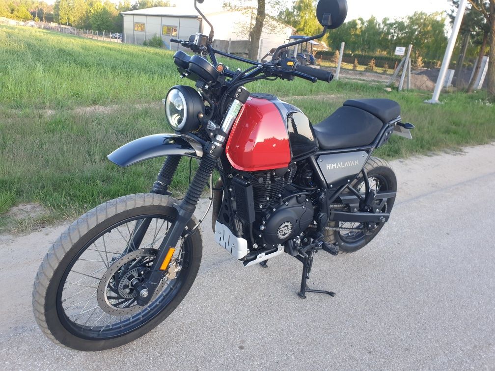 Royal Enfield 400 Himalayan 2020r ABS, cafe racer, scrambler, A2