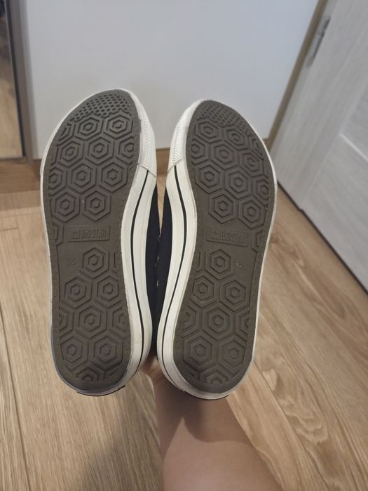 Czarne wysokie trampki big star - r. 38