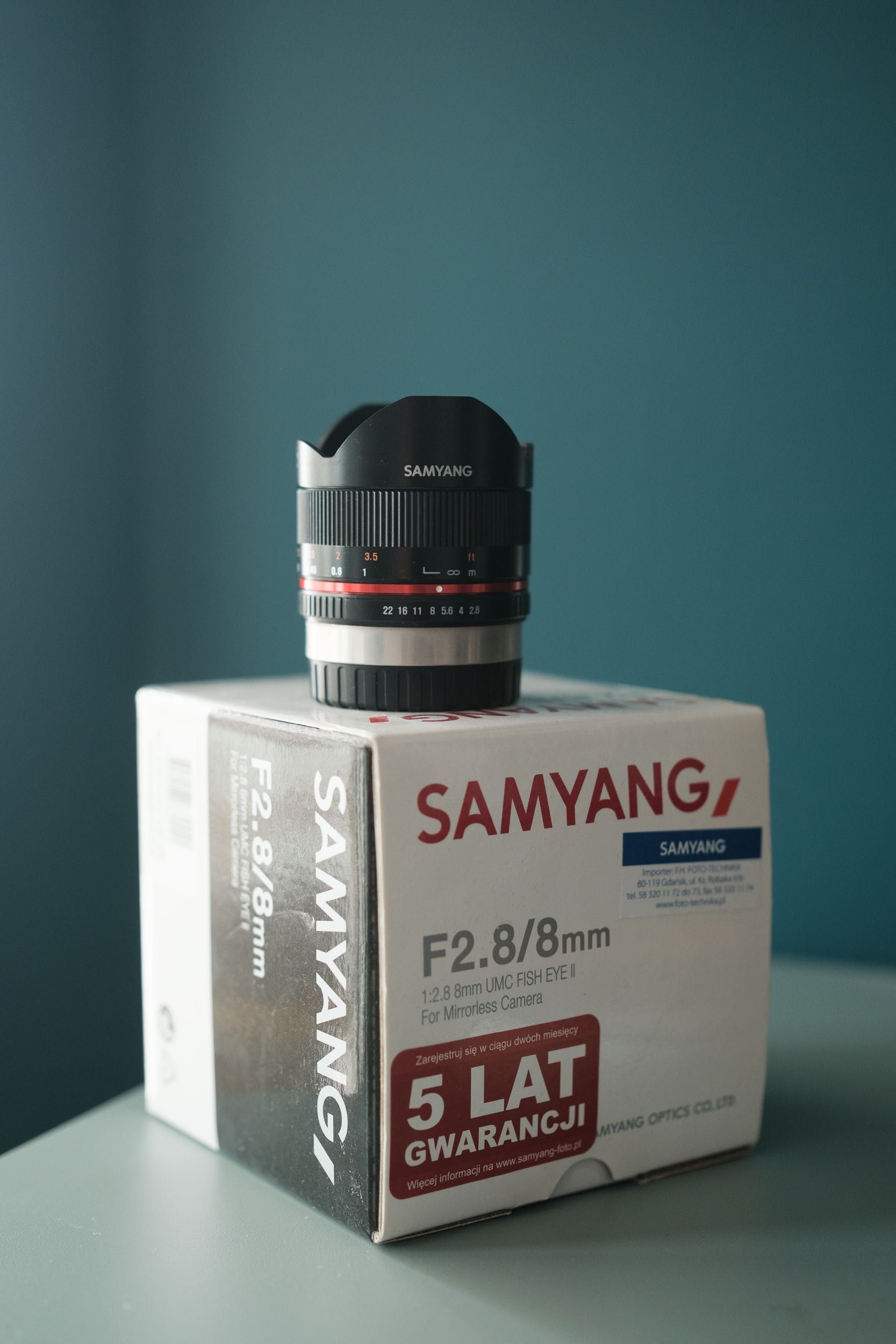 Obiektyw Samyang 8 mm f/2.8 UMC Fish-eye II Fuji X