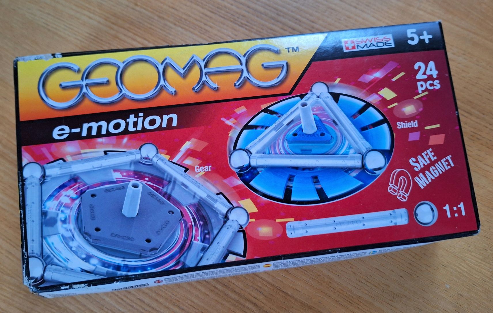 Geomag emotion Klocki magnetyczneE-Motion Power Spin 24 el. 24 szt.