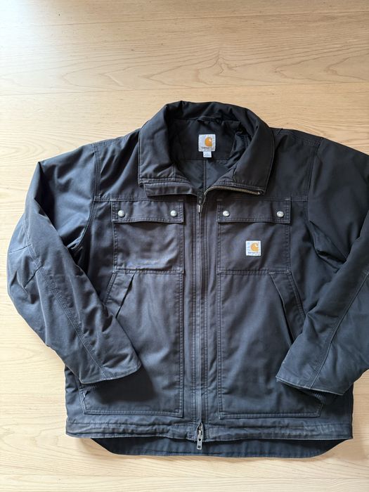 CARHARTT kurtka zimowa czarna używana vintage pikowana rozmiar L