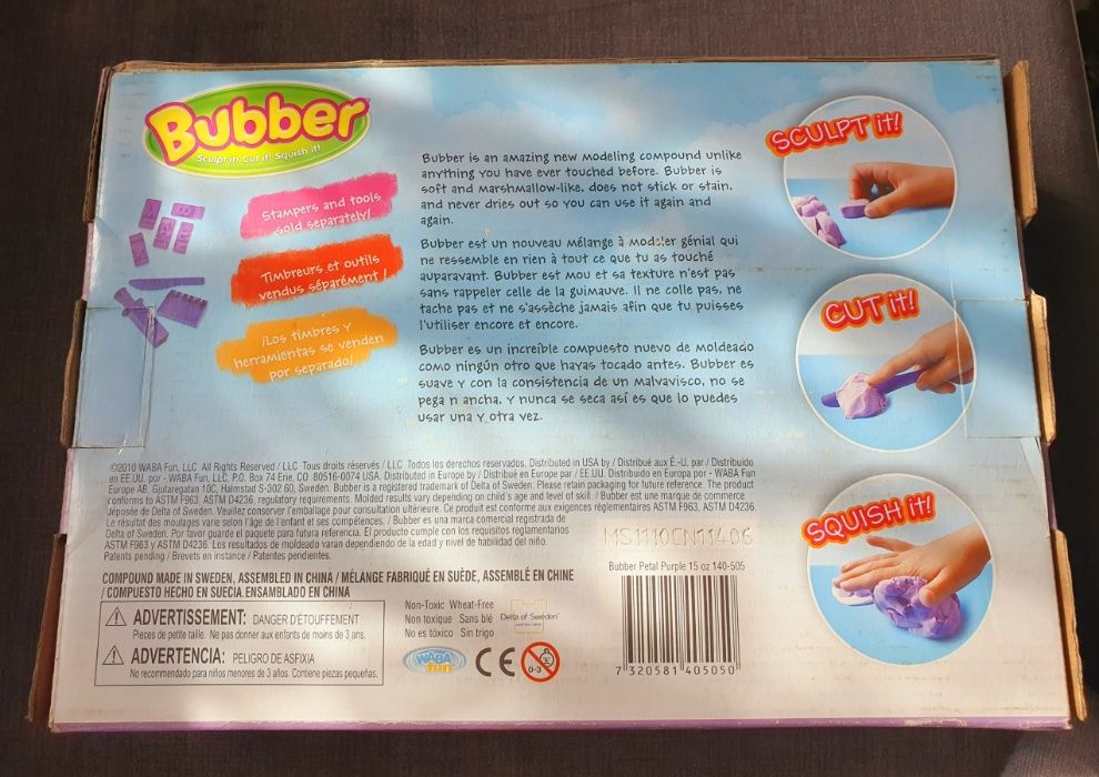 Ciastolina Szwedzka!- kwiatki Bubber 3+