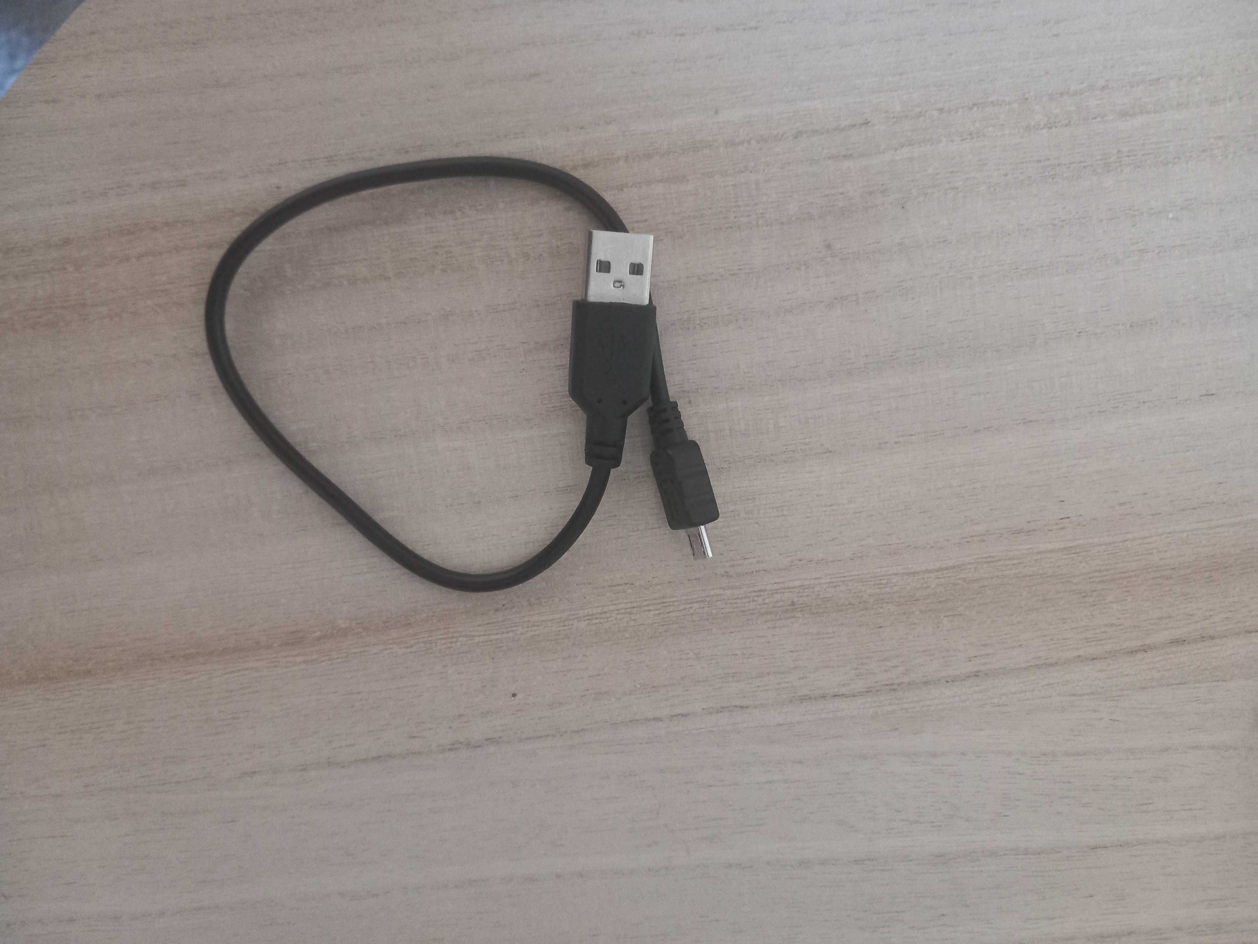 Nowy czarny przewód USB - wtyk B