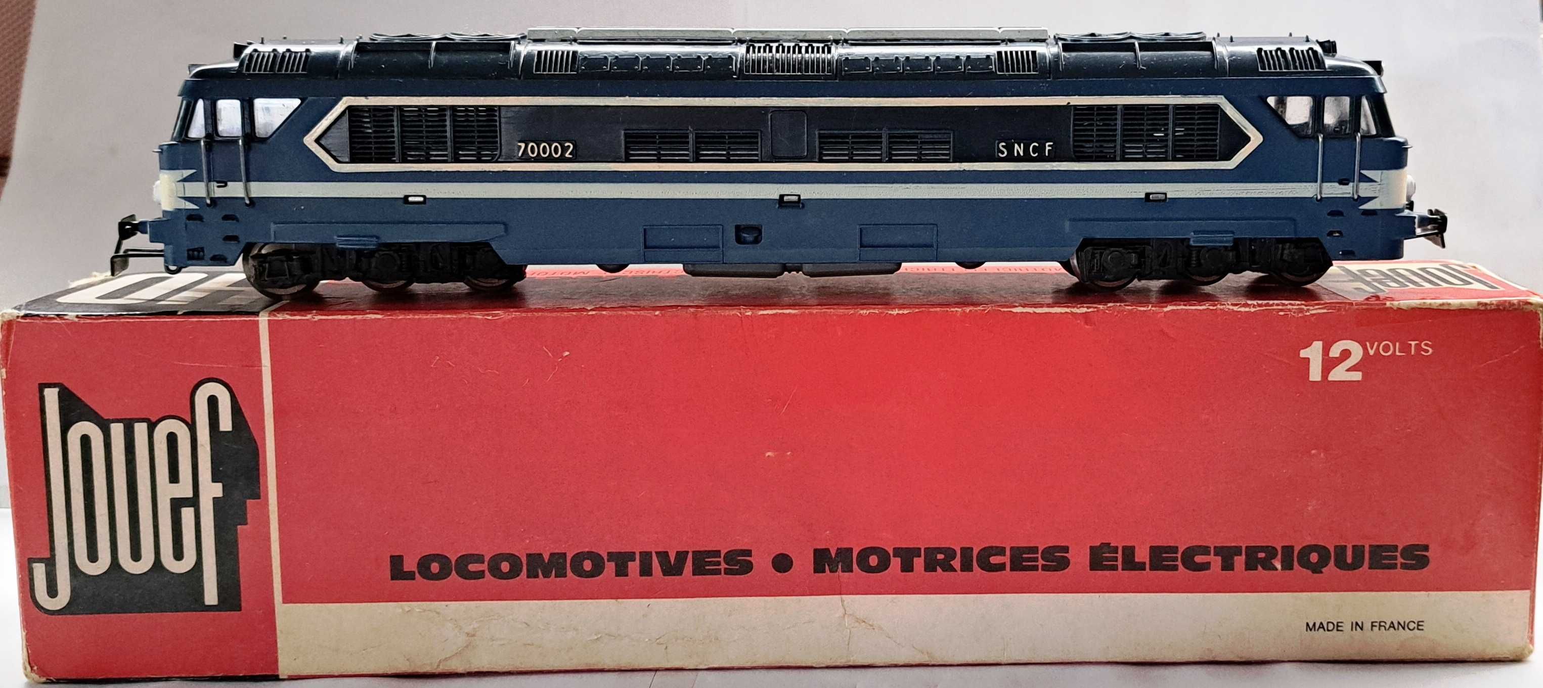 Locomotiva Jouef corrente (dois carris)contínua H0