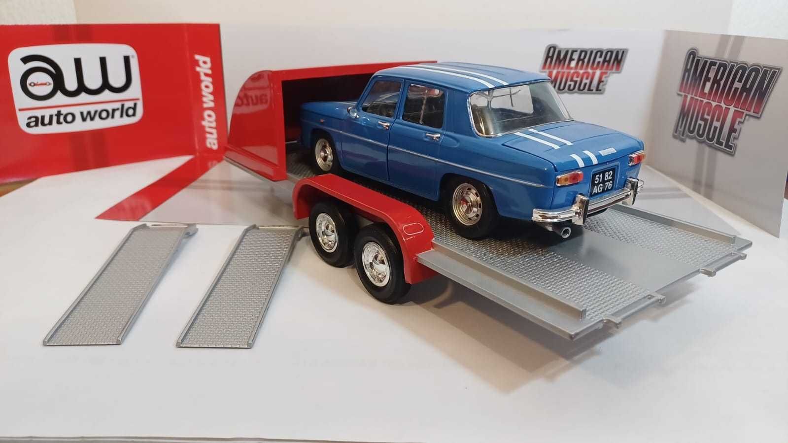 1/18 Reboque Trailer  American Muscle - Auto World