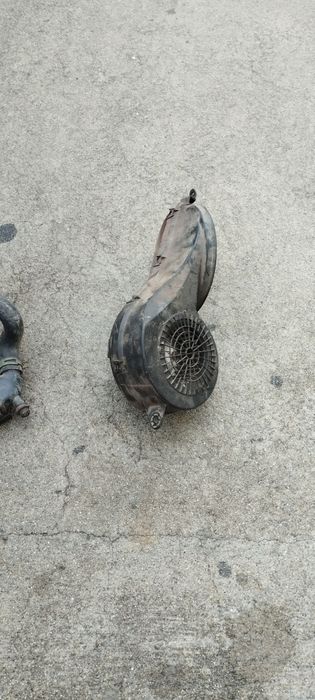 Radiador completo e motor sofagem Renault express