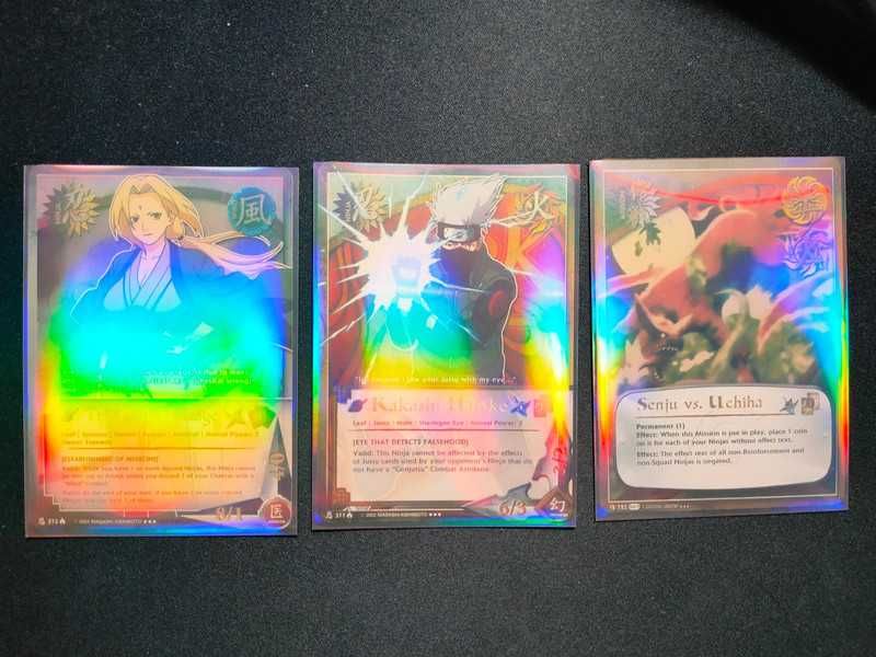 Naruto Tcg Ccg - Conjunto Vários Sets Jutsus