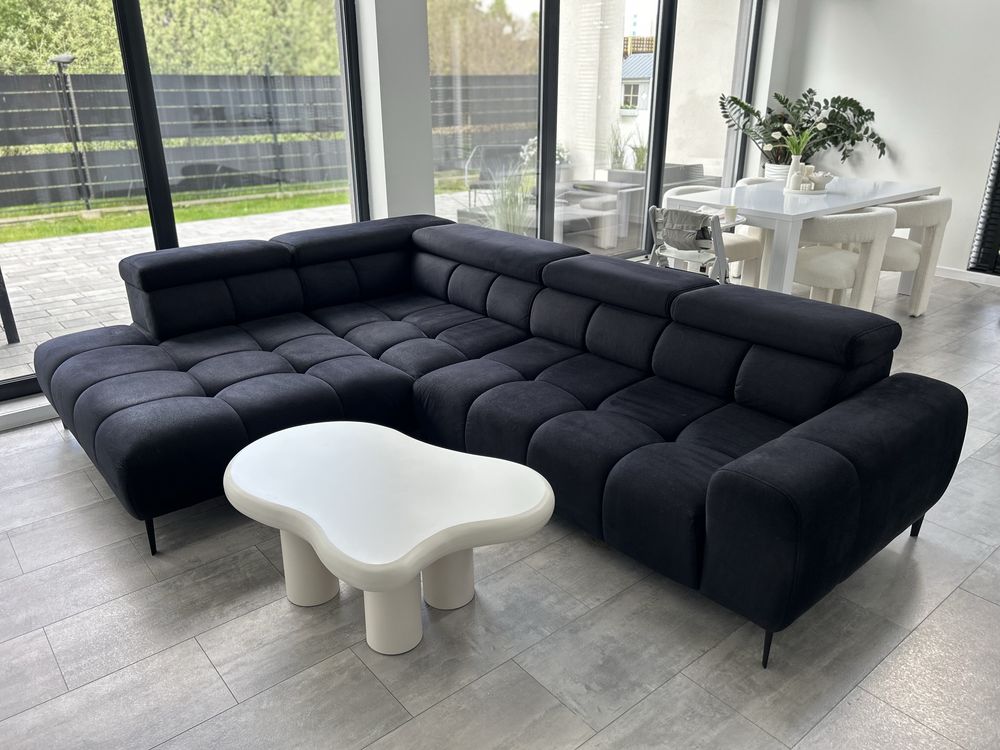 Narożnik PLAZA L z elektrycznym wysuwaniem sofa kanapa rogówka wersalk