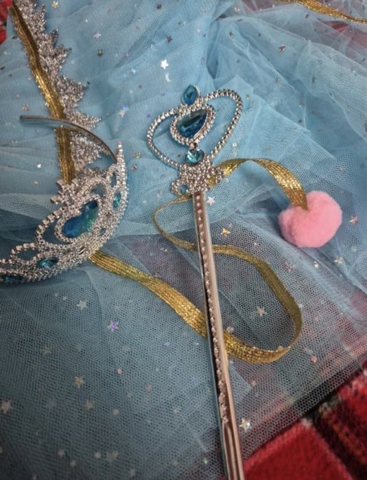 Карнавальний костюм снігова королева сніжинка ельза