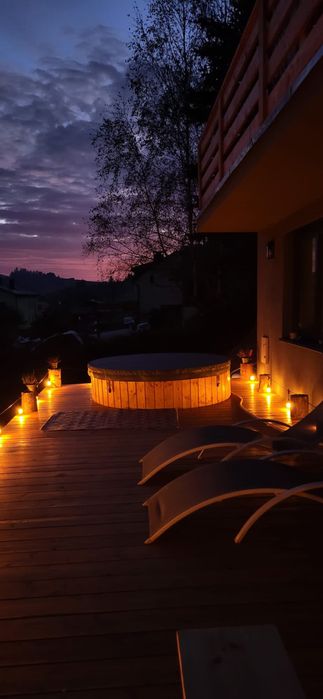 Balia bania ogrodowa gorąca beczka