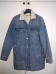 Ocieplana damska kurtka jeansowa H&M r.38