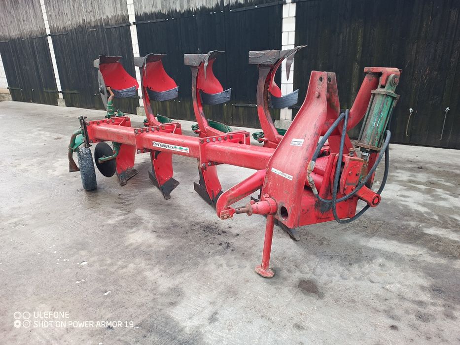 Kverneland 4 skiby resor non stop nowe dokładnie overum hydraulik pług