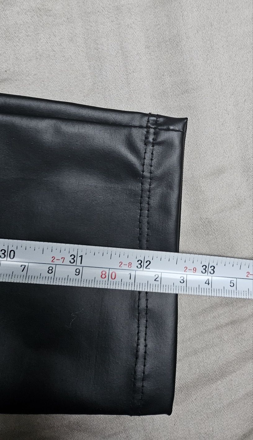 Jegginsy imitujące skórę / woskowane Zara rozm. 146