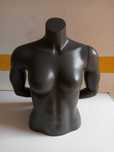 Manequim busto preto