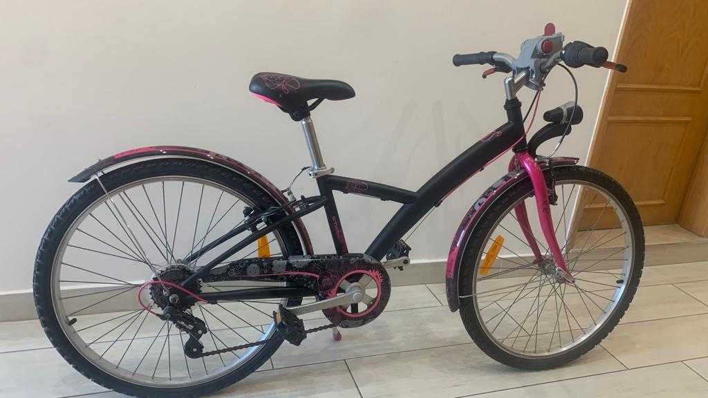 Bicicleta BTWIN roda 24_6 velocidades