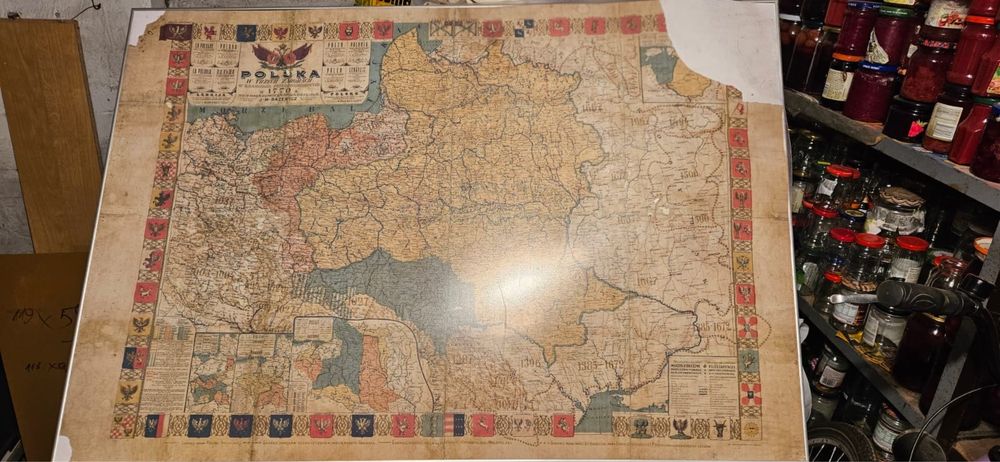 Scan mapa stara antyk