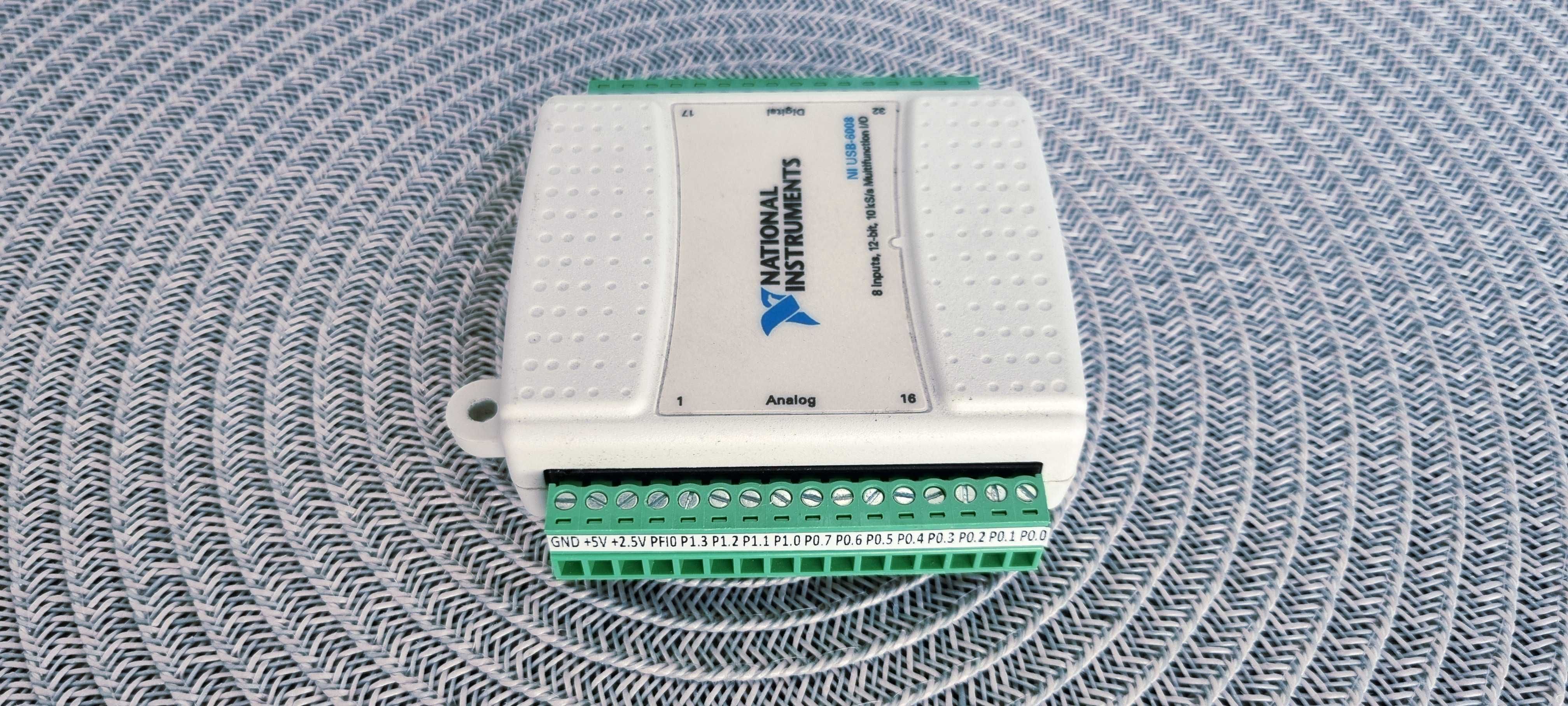 NI USB-6008 (DAQ, LabView, National Instruments)