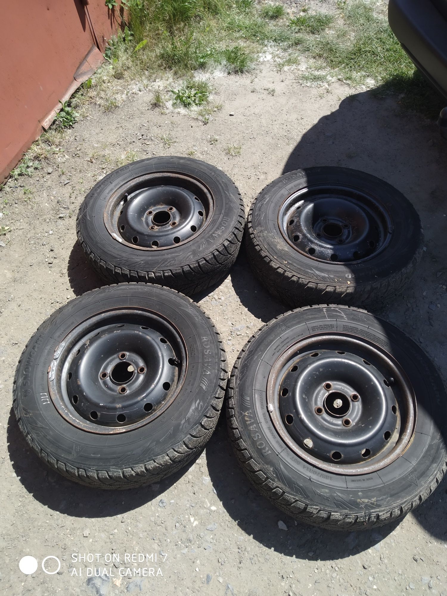 Продам комплект коліс 185/70R14 Сітроен Берлінго