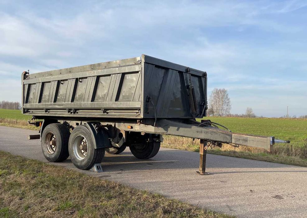 Przyczepa wywrotka tandem 18T MEILLER MZDA 18/2, 3 stronny kiper