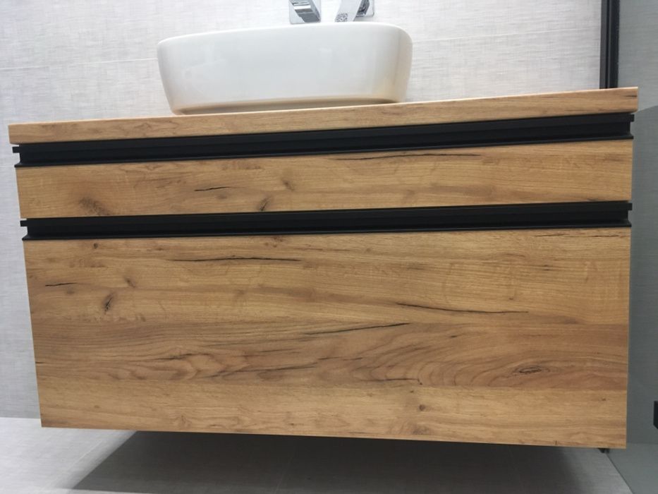 Szafka pod umywalkę , prowadnice BLUM - meble łazienkowe na wymiar