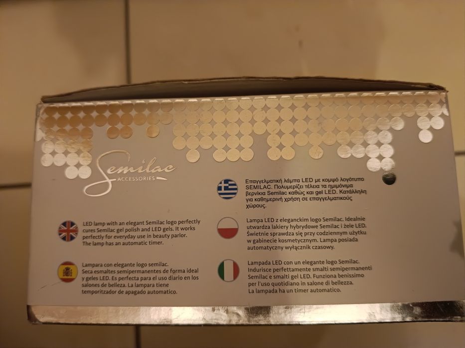 Lampa UV LED Semilac 24 WATT paznokcie hybrydowe