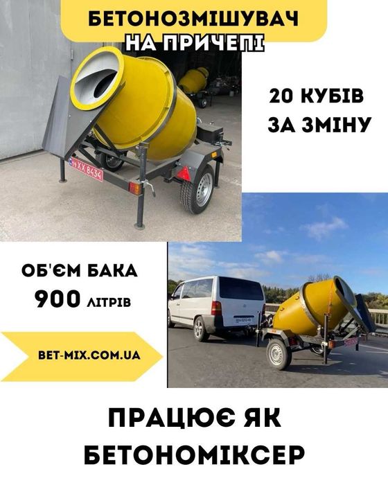 Міксер бетонозмішувач