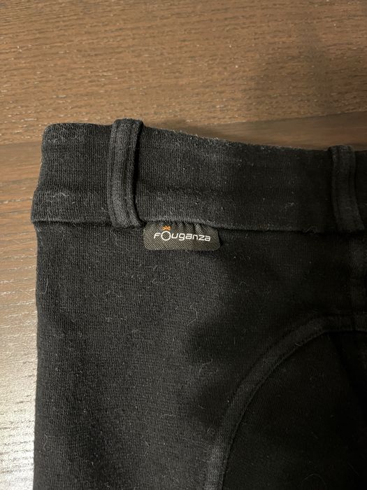 Bryczesy czarne Fouganza 6-8 lat