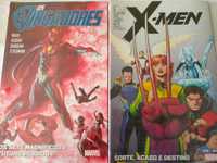 Livros BD novos XMen e Os Vingadores