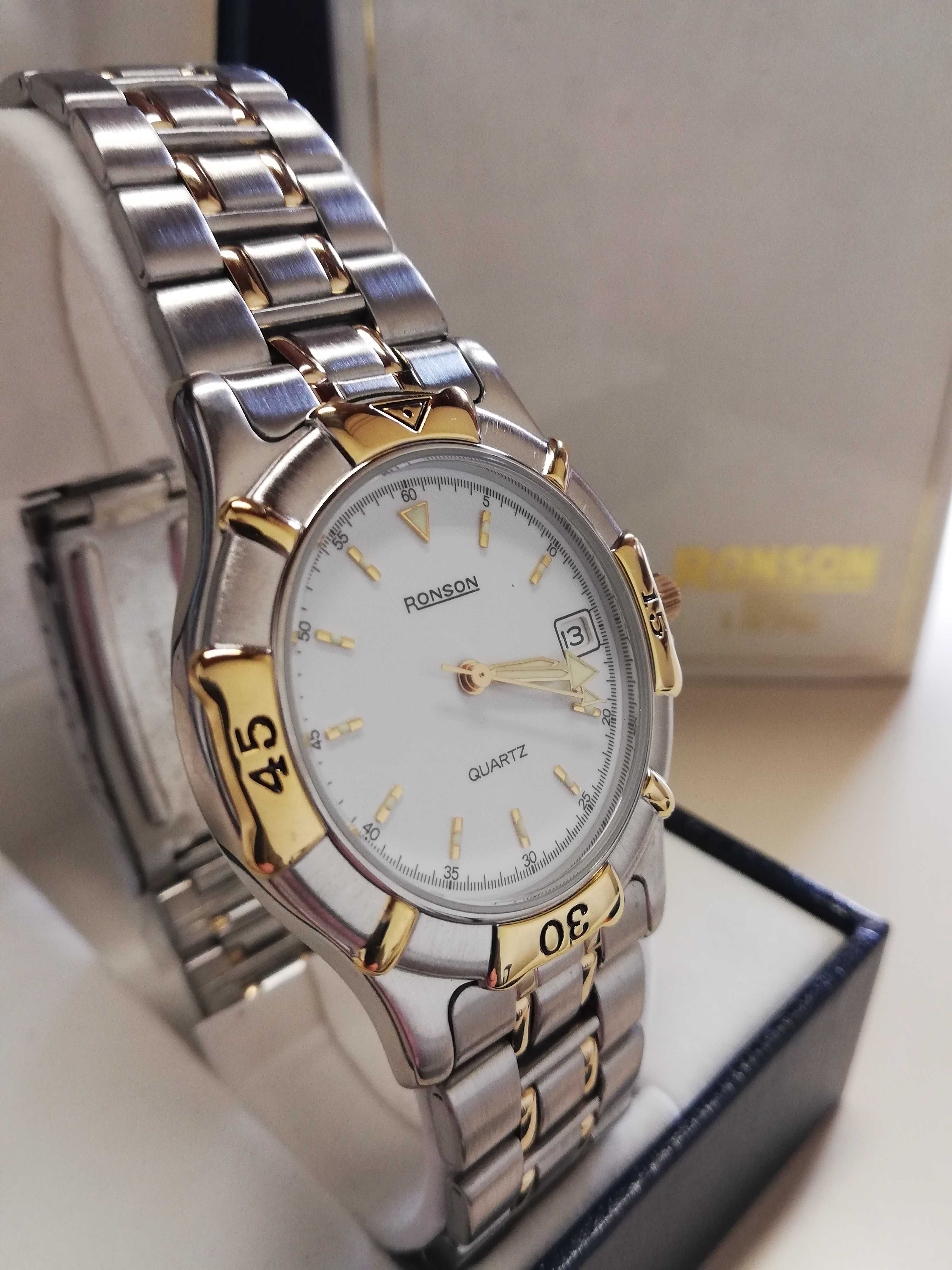 Relógio de homem vintage Ronson LYNX AJ2068 - NOVO