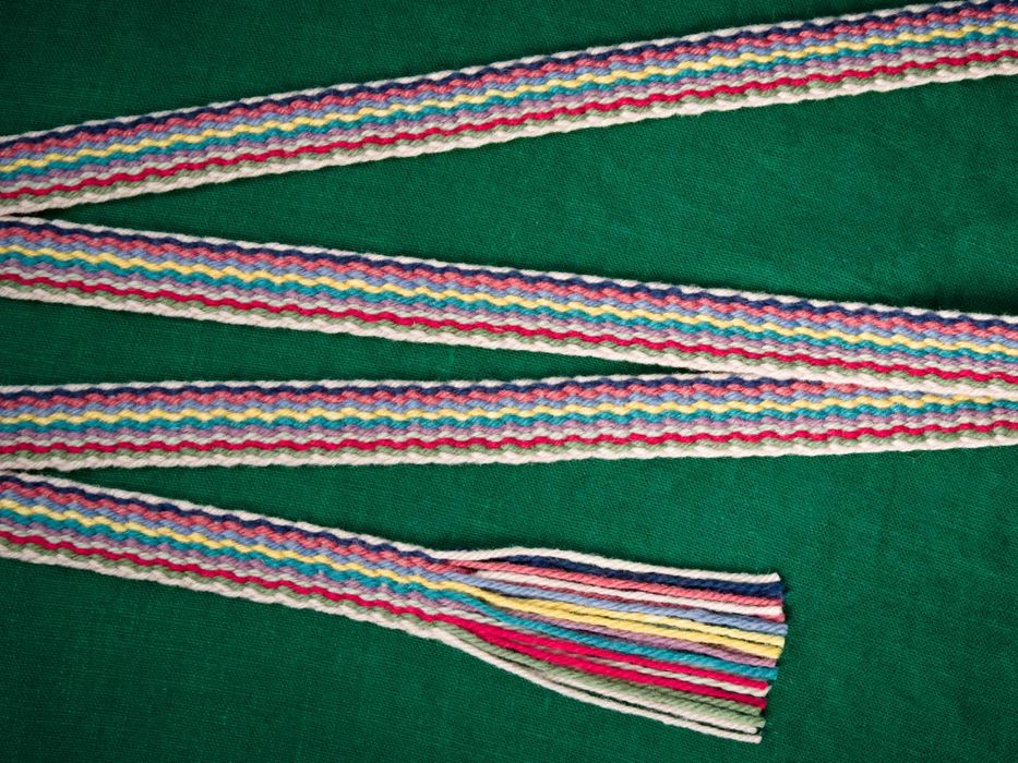 Wełniana krajka słowiańska / wikińska