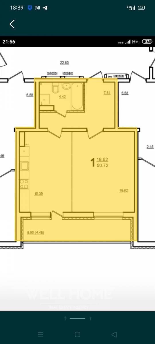 Продаж квартири 1к Москаленка, 51 ЖК Олимпийский Бровари еОселя