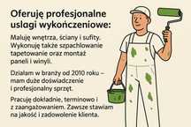 Malarz malowanie ścian, szpachlowanie, Kraków  Solidnie!