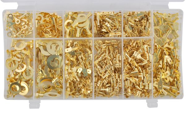 Konektory Kablowe Samochodowe Zestaw Konektorów 750 Męskie Żeńskie