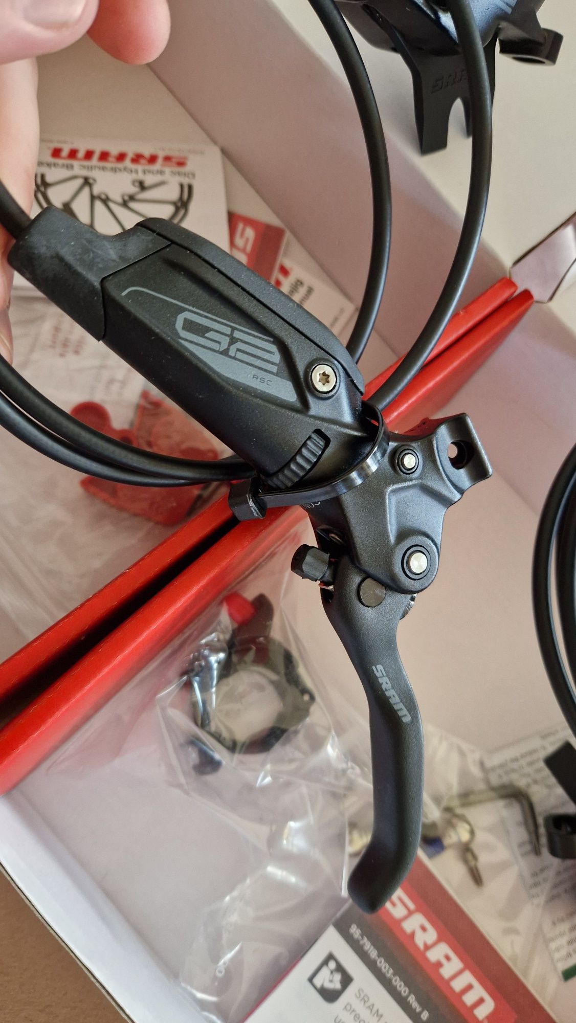 Nowy tylny hamulec Sram GS RSC 4 tłoczkowe mtb , enduro trail