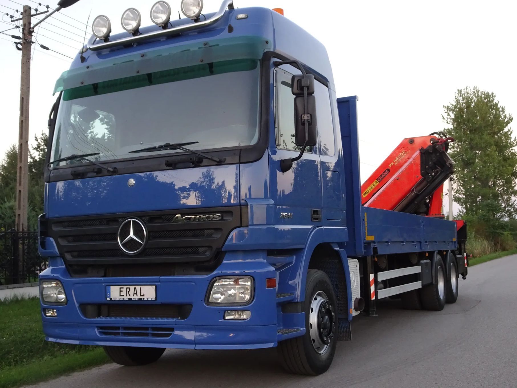 Mercedes-Benz Actros 2641 6x4 Palfinger PK 56002 stare tacho sprowadzony z Niemiec