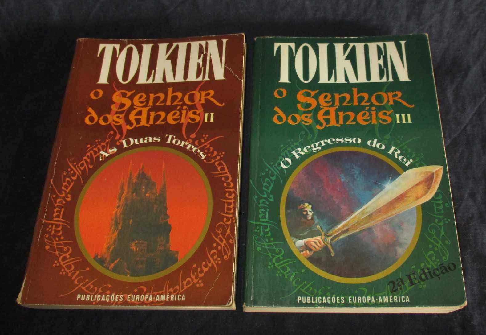 Livros Trilogia O Senhor dos Anéis J. R. R. Tolkien Volumes II