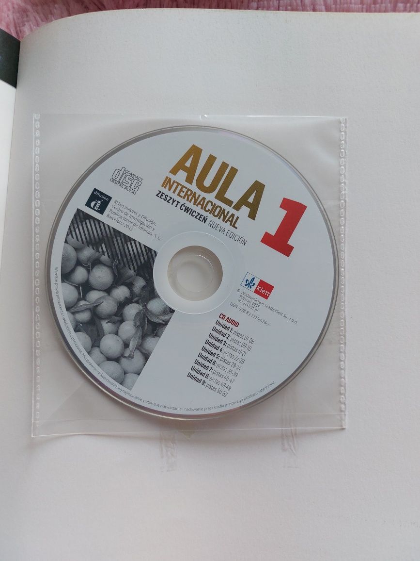 Zeszyt ćwiczeń Aula Internacional 1 + płyta CD