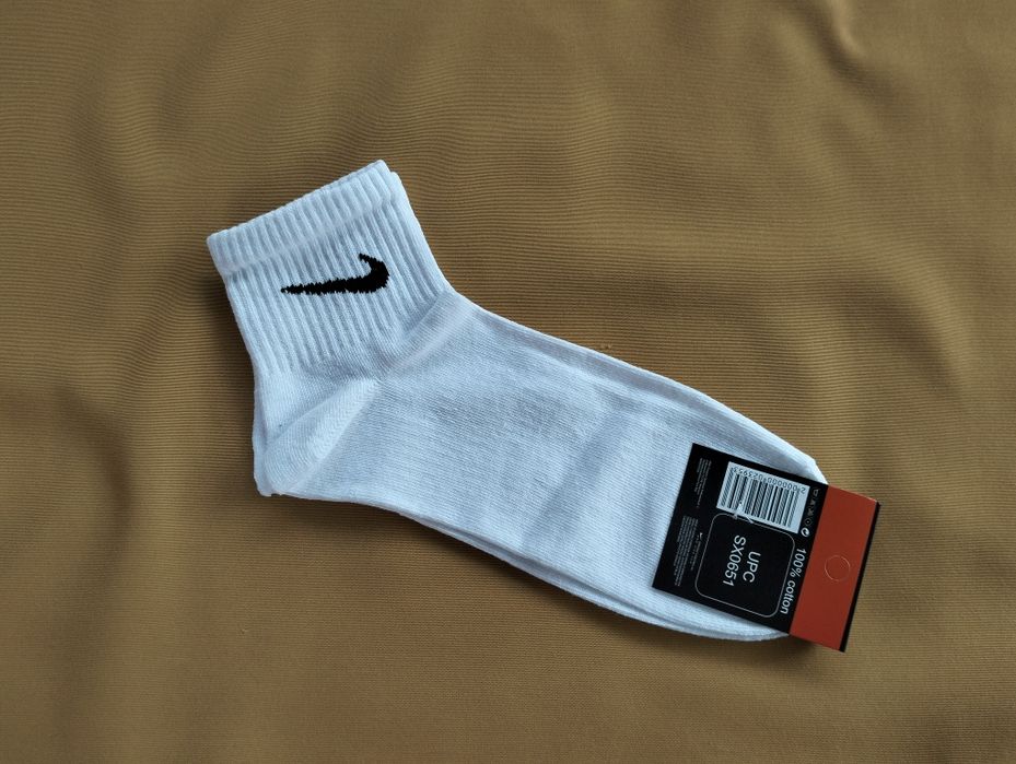 Шкарпетки найк / nike. Шкарпетки опт / Оптом / Високі / З сірою стопою