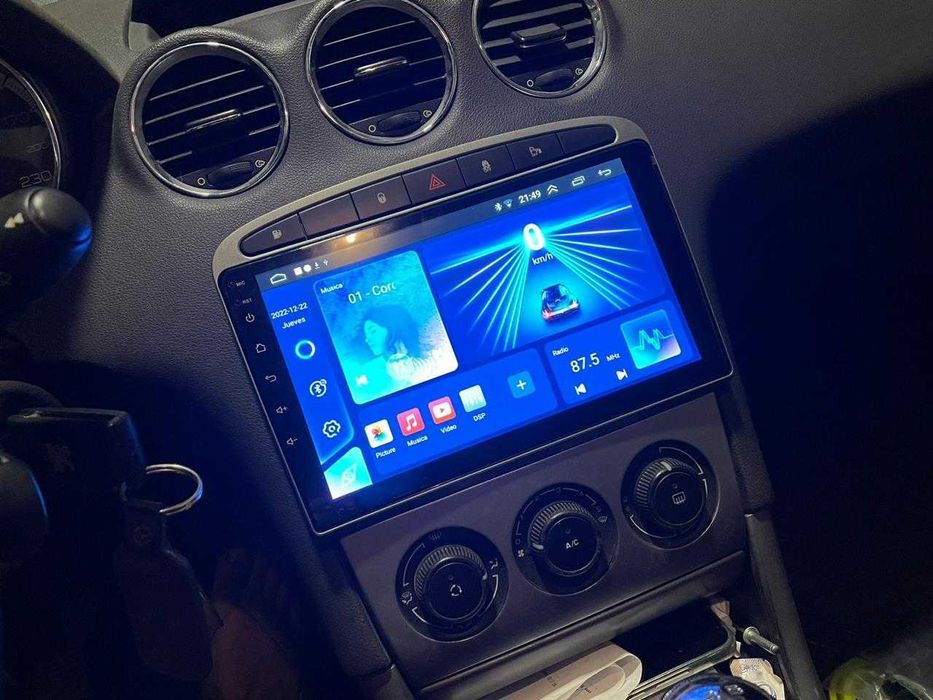 Radio android 12 Peugeot 308 308SW 408 wifi gps bluetooth
