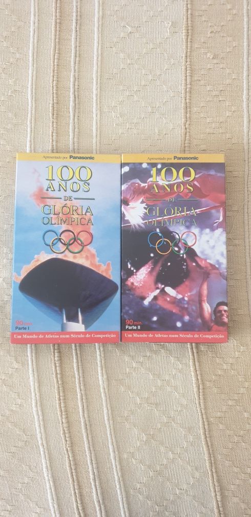 Livro+VHS "Natação 4 nados", "Ginástica Localizada", "Jogos Olímpicos"